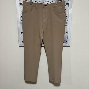 NEW Public Rec Dealmaker 5-Pocket Taupe Performance Pants Size 38